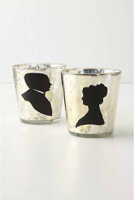 Anthropologie Silhouette Votive, $10