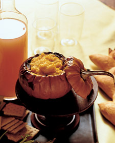 Pumpkins make a great dip holder... Pumpkins make a great dip holder...