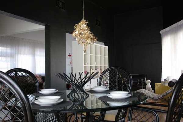 Black Dining Room