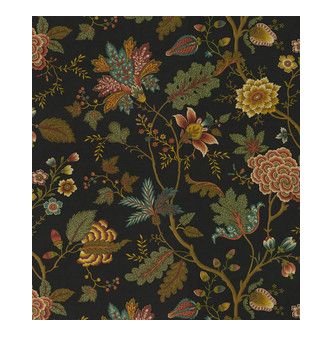 Home Decor Fabrics-Waverly Himalayan Song / Caviar