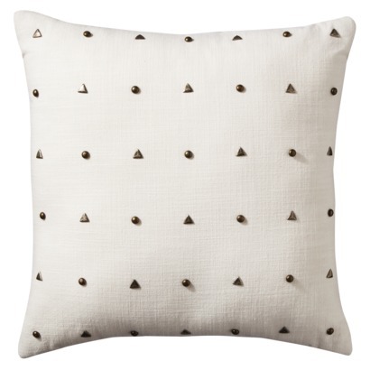 Nate Berkus Decorative Pillow with Studs, $20
