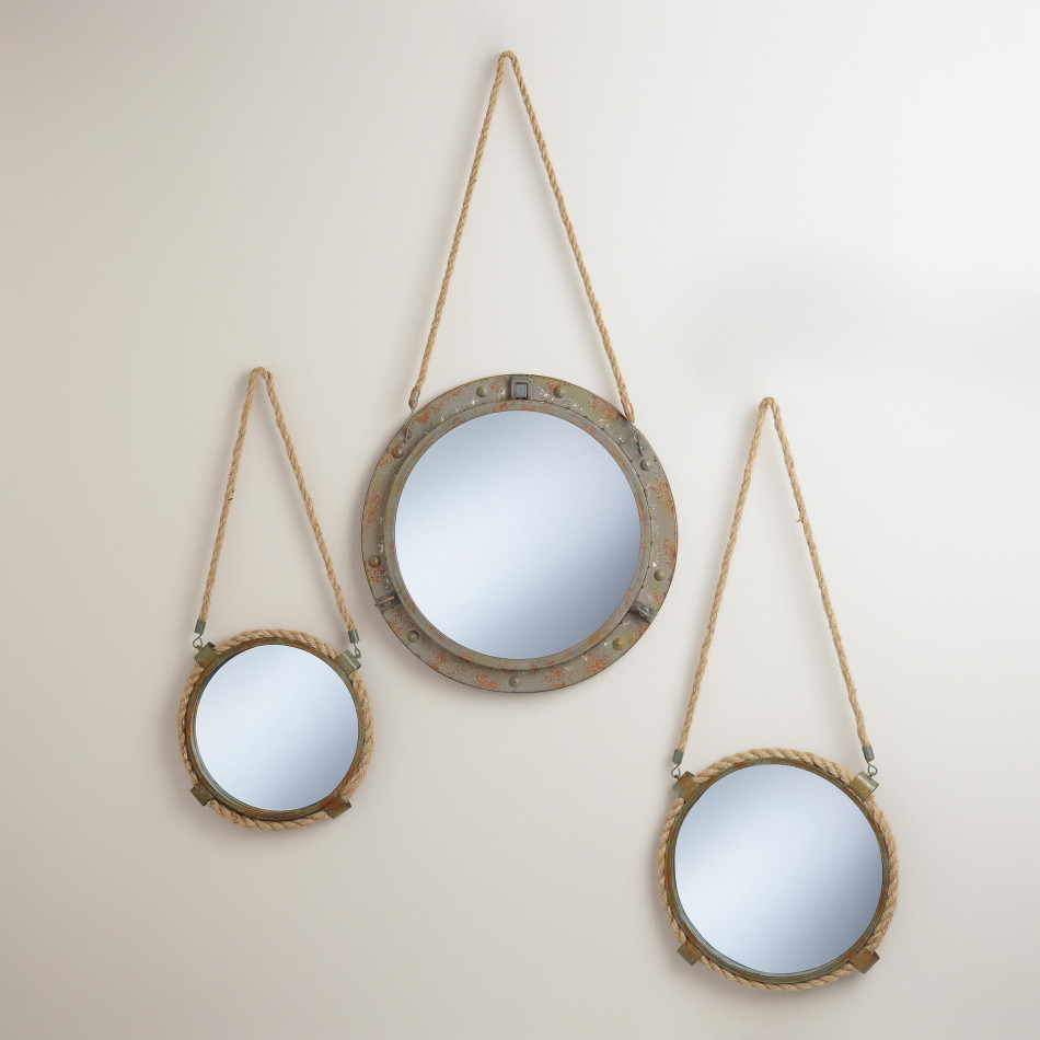 World Market Connor Rope Mirrors , from $30